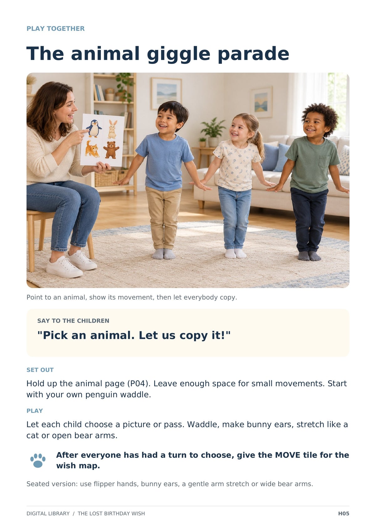 The animal giggle parade