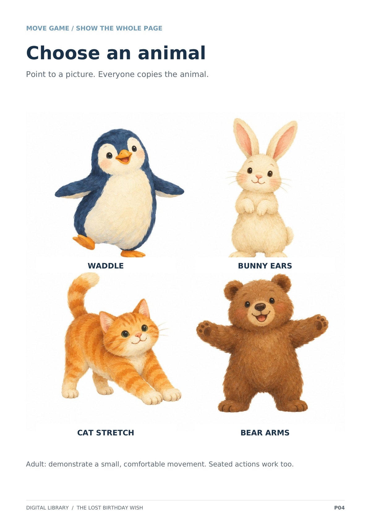Choose an animal