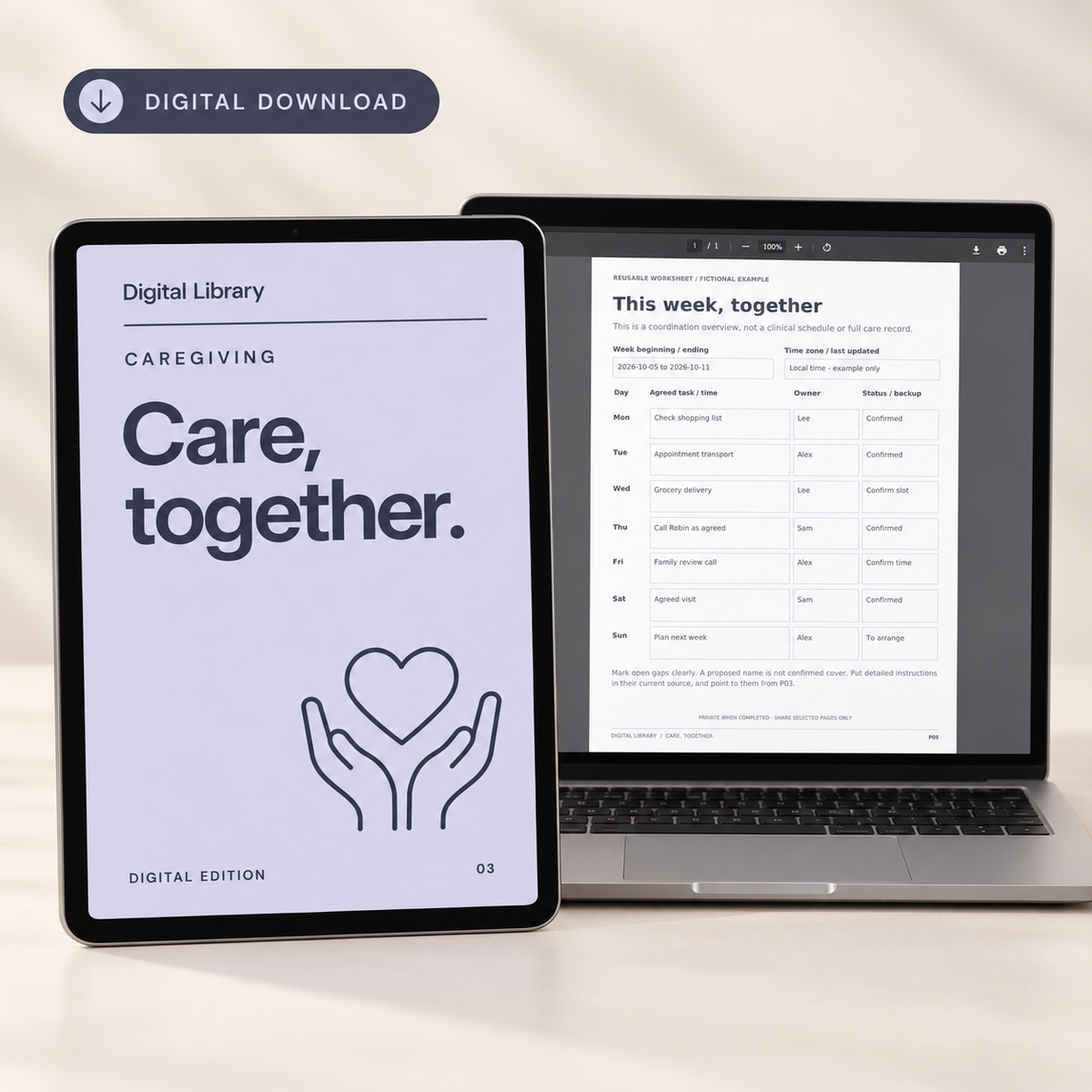 A shared plan.
A clearer next step.